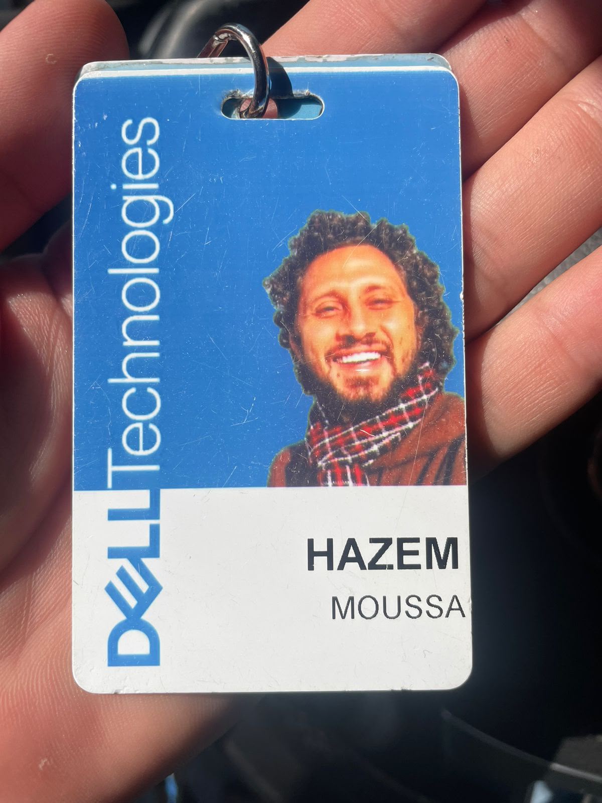 Hazem's Dell Technologies staff badge
